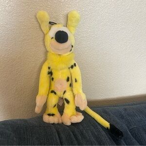 APPLAUSE STUFFED PLUSH MARSUPILAMI YELLOW BLACK SPOT ANIMAL 13"